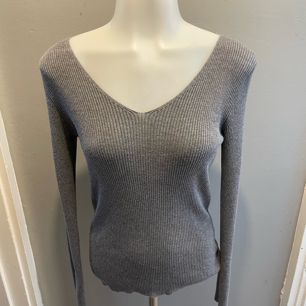 GREY long sleeve  shirt